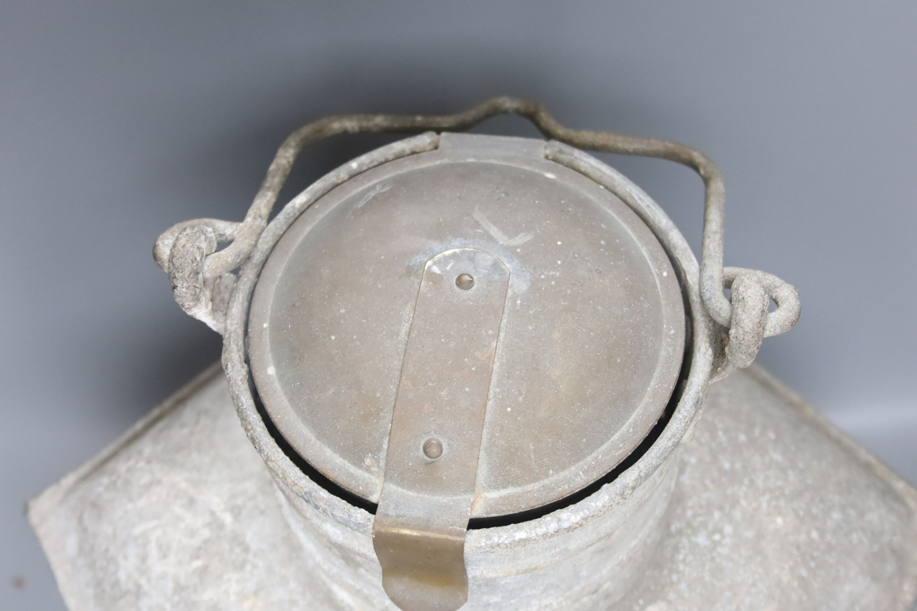 A ship's lamp, height 45cm